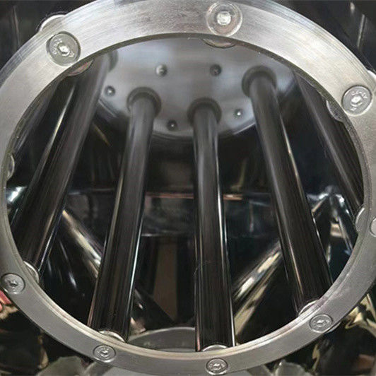 Élimineur de fer rotatif en acier inoxydable séparateur magnétique à haute intensité conception résistante à l'usure pour le sec / humide