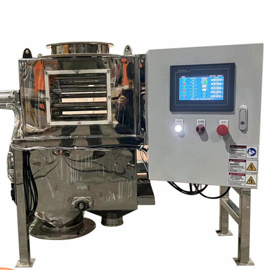 Élimineur de fer rotatif en acier inoxydable séparateur magnétique à haute intensité conception résistante à l'usure pour le sec / humide