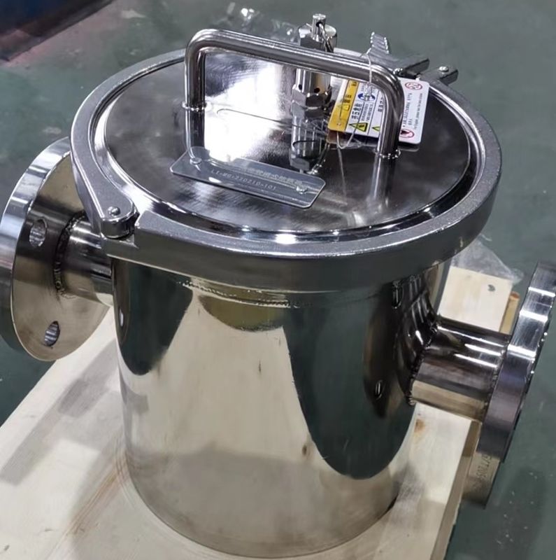 Type de tuyauterie liquide séparateur à aimant permanent séparateur de fer 304SS 316SS Ti Shell