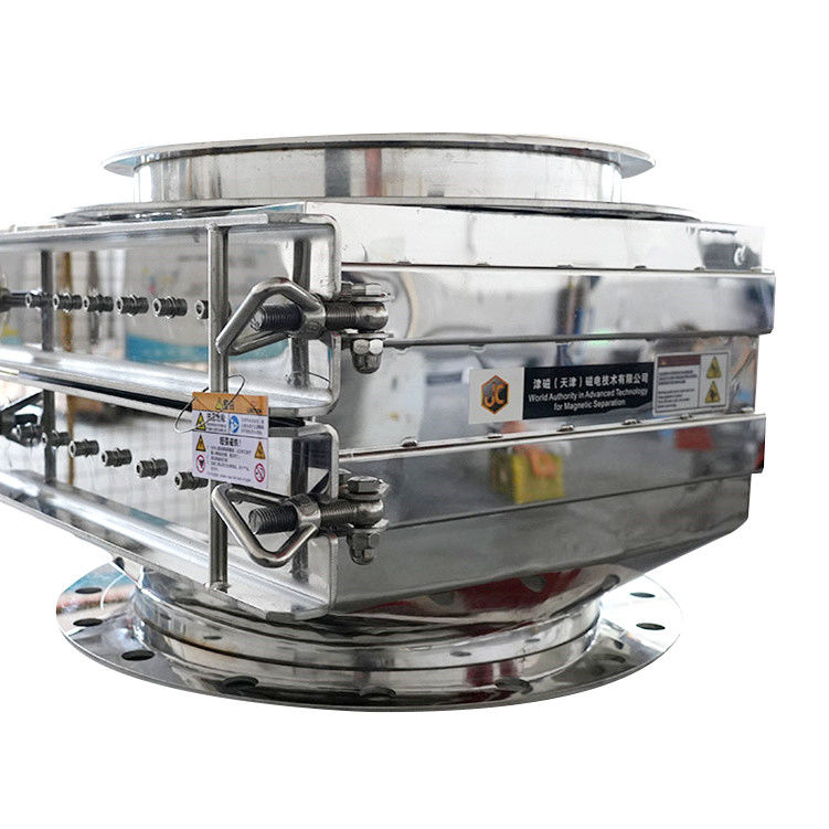 10Separateur magnétique à haute intensité de 1000 Gauss Sortir le minerai de fer / les déchets métalliques / le quartz