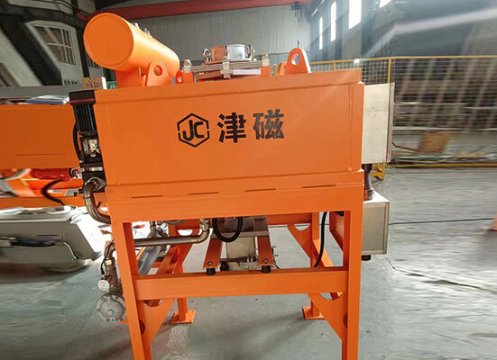 Séparateur de fer électromagnétique autonettoyant avec décharge automatique du fer et force de champ magnétique de 1200 à 16000 Gauss pour une élimination efficace du fer