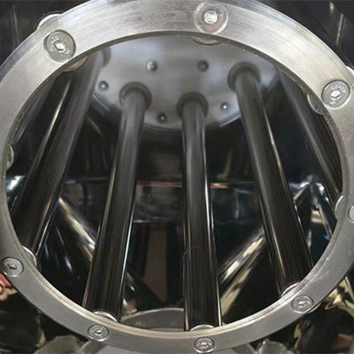 Élimineur de fer rotatif en acier inoxydable séparateur magnétique à haute intensité conception résistante à l'usure pour le sec / humide